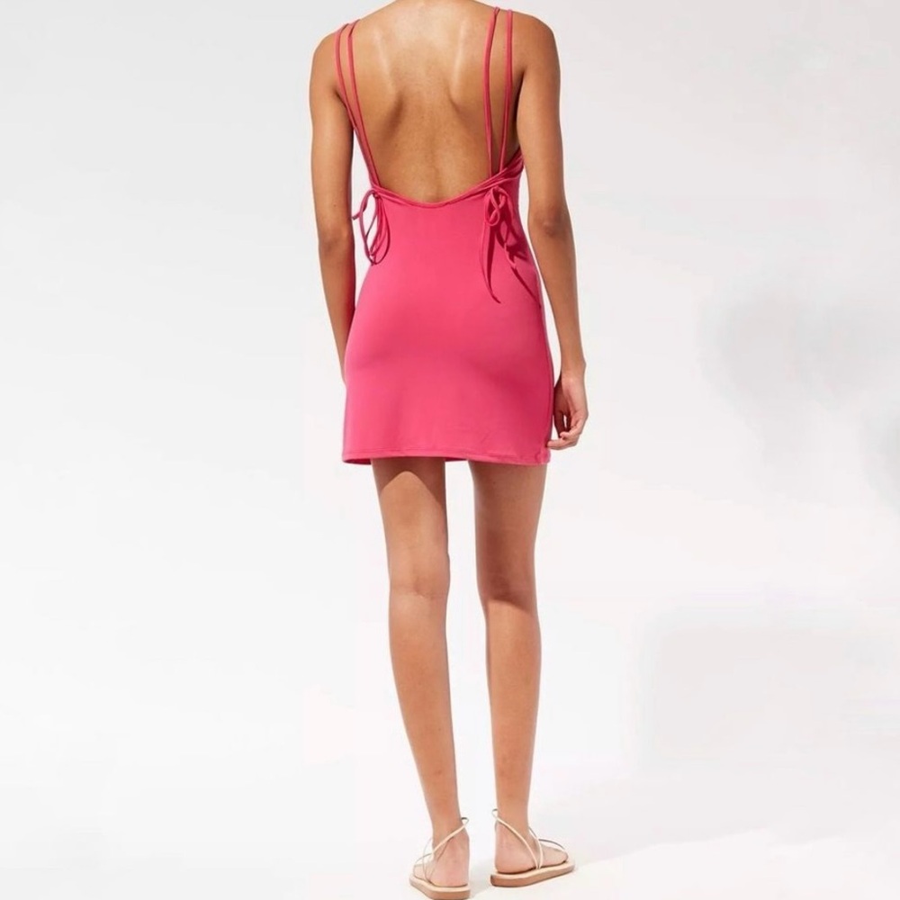 Solid & Striped Women's Mini Dress - Vibrant Pink